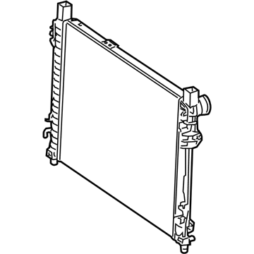 2008 Mercedes-Benz SLK55 AMG Radiator - 171-500-00-03
