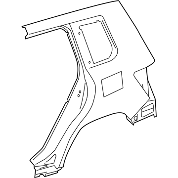 Mercedes-Benz 204-630-15-21 Quarter Panel