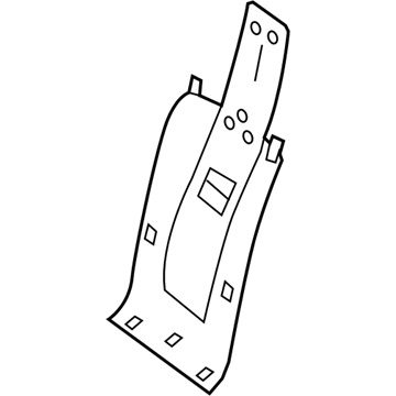 Mercedes-Benz 207-910-01-39-9051 Back Panel Cover