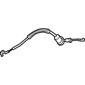 Mercedes-Benz AMG GT Door Latch Cable - 190-760-00-00