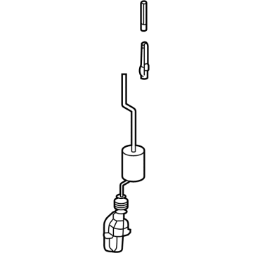 Mercedes-Benz 190-720-17-01 Lock Rod