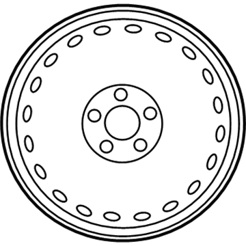 Mercedes-Benz 212-400-00-02-64 Wheel, Spare