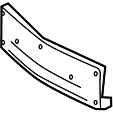 Mercedes-Benz 204-817-33-78 License Bracket