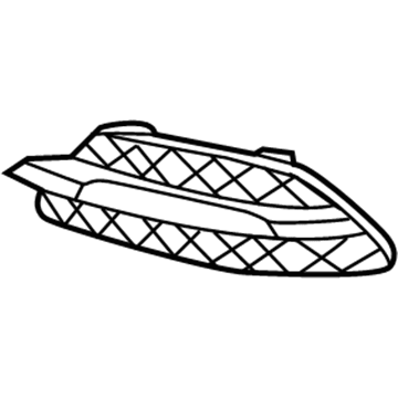 Mercedes-Benz 204-880-32-24 Outer Grille