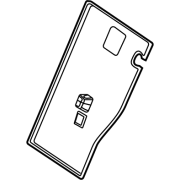 Mercedes-Benz 253-924-01-00-9J28 Seat Back Panel