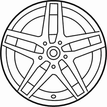 Mercedes-Benz 222-401-01-00-7X21 Wheel