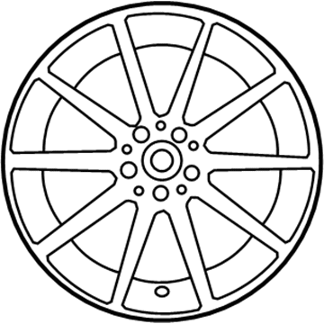 Mercedes-Benz 222-401-12-00-7X21 Wheel