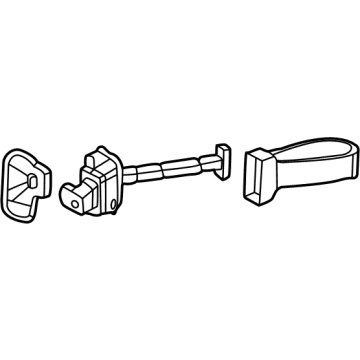 Mercedes-Benz EQS 580 SUV Door Check - 296-720-06-00