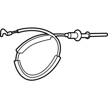 2024 Mercedes-Benz EQS 450 SUV Door Latch Cable - 296-760-01-00