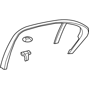 Mercedes-Benz 205-737-02-71-9051 Window Trim