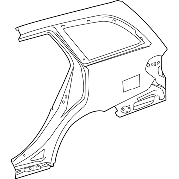 Mercedes-Benz 212-630-05-21 Quarter Panel