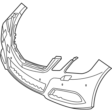 Mercedes-Benz 212-880-19-40-9999 Bumper Cover