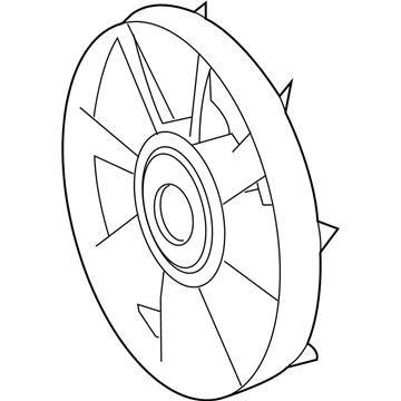 Mercedes-Benz Sprinter 2500 Cooling Fan Assembly - 000-200-73-23