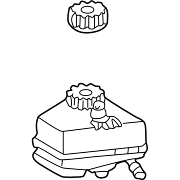 Mercedes-Benz Brake Master Cylinder Reservoir - 000-430-02-02