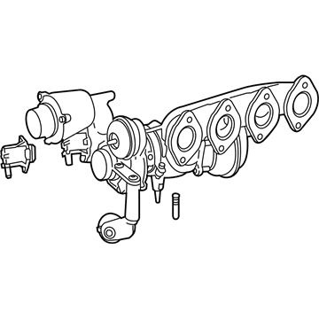 Mercedes-Benz SLK250 Turbocharger - 271-090-36-80-80