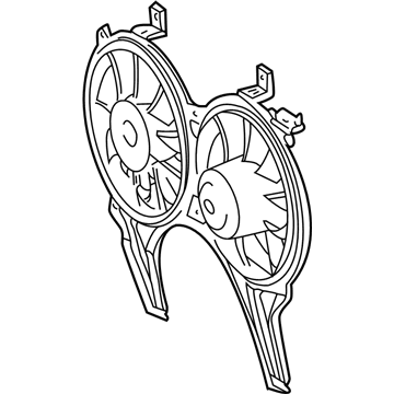 Mercedes-Benz 001-500-38-93 Fan Assembly