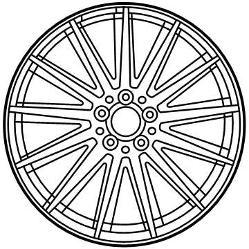 Mercedes-Benz 247-401-16-00-7X72 Wheel