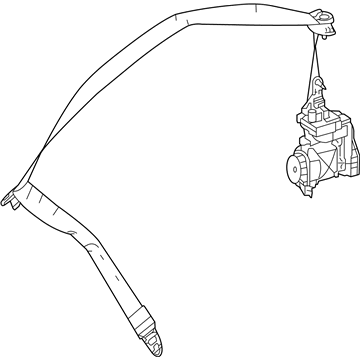 Mercedes-Benz 231-860-15-85-3D53 Lap & Shoulder Belt