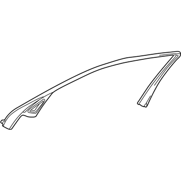 Mercedes-Benz 210-725-02-71-7D66 Window Trim