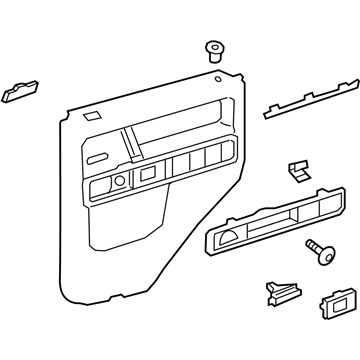 Mercedes-Benz 463-730-06-02-9Y53 Door Trim Panel