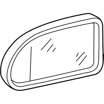 Mercedes-Benz 208-810-05-21 Mirror Glass