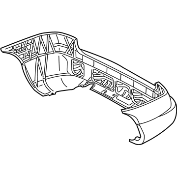 2001 Mercedes-Benz ML55 AMG Bumper - 163-880-77-71