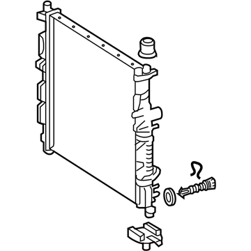 Mercedes-Benz R350 Radiator - 251-500-07-03