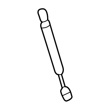 Mercedes-Benz 206-750-30-00 Support Rod