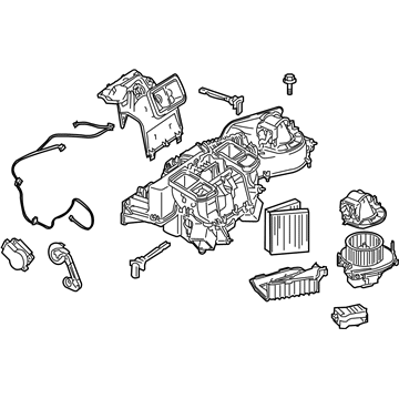 Mercedes-Benz SLK55 AMG A/C Evaporator Core - 171-830-03-62