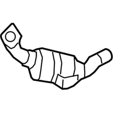 2016 Mercedes-Benz E400 Catalytic Converter - 212-490-22-47