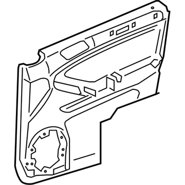 Mercedes-Benz 164-720-37-63-8K52 Door Trim Panel