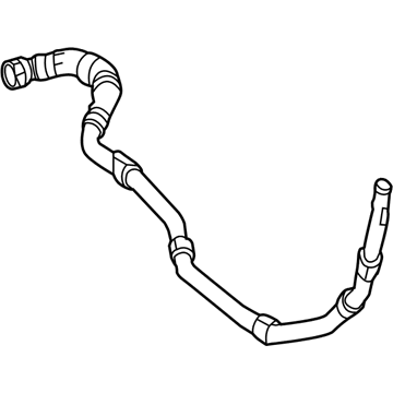 Mercedes-Benz CLS63 AMG S Radiator Hose - 212-501-01-64