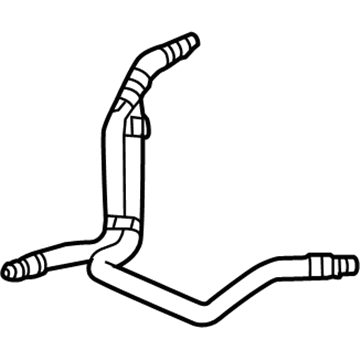 Mercedes-Benz 212-501-06-25 Vent Hose