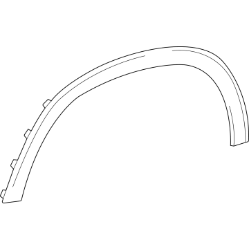 Mercedes-Benz 167-880-98-04-9999 Wheel Opening Molding