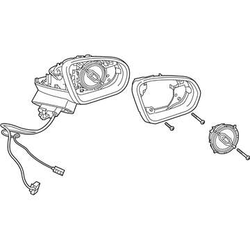 Mercedes-Benz 177-810-07-04 Mirror Assembly