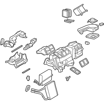 Mercedes-Benz 211-830-02-62 Evaporator Assembly