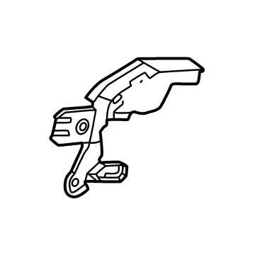 Mercedes-Benz 296-733-05-00 Lock Assembly Bracket