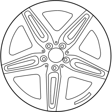 Mercedes-Benz 167-401-33-00-7X44 Wheel, Alloy