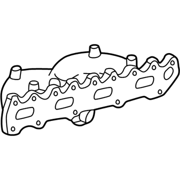 1994 Mercedes-Benz C220 Exhaust Manifold - 111-140-10-09