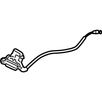 Mercedes-Benz 207-920-00-76 Lock Cable