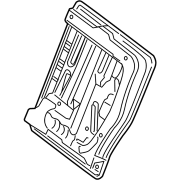 Mercedes-Benz 207-920-01-32 Seat Back Frame