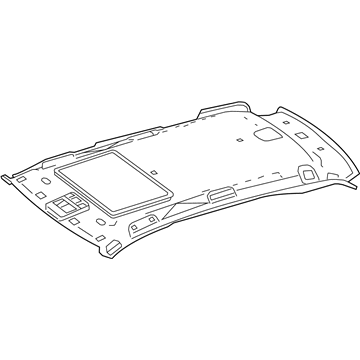 Mercedes-Benz 166-690-42-50-9H93 Headliner