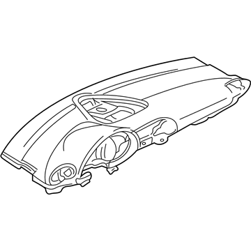 Mercedes-Benz 203-680-03-87-8H81 Instrument Panel