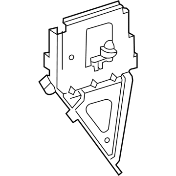 Mercedes-Benz 166-545-28-40 ECM Bracket