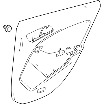 Mercedes-Benz 117-730-03-62-8S77 Door Trim Panel