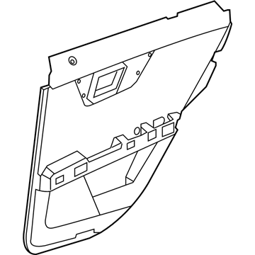 Mercedes-Benz 204-730-27-00-7E94 Door Trim Panel