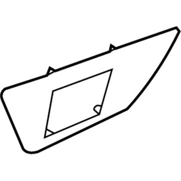 Mercedes-Benz 204-730-22-48 Trim Plate