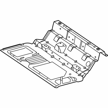 Mercedes-Benz EQS 450 Floor Pan - 297-610-68-01