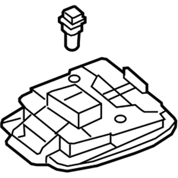 Mercedes-Benz 204-820-22-01-7E94 Map Lamp Assembly