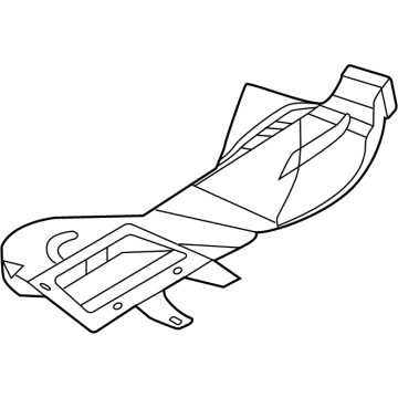 Mercedes-Benz 223-831-20-00 Floor Duct